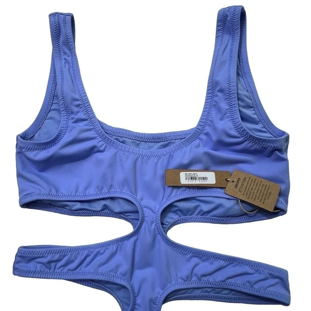 SKIMS‎ Swim Tank Monokini Periwinkle Womens XS